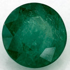 2.63 Carat Round Natural Green Emerald