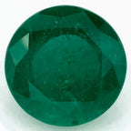 2.18 Carat Round Natural Green Emerald