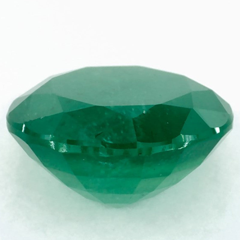 2.18 Carat Round Natural Green Emerald