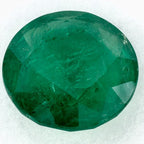 3.05 Carat Round Natural Green Emerald
