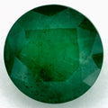 4.22 Carat Round Natural Green Emerald