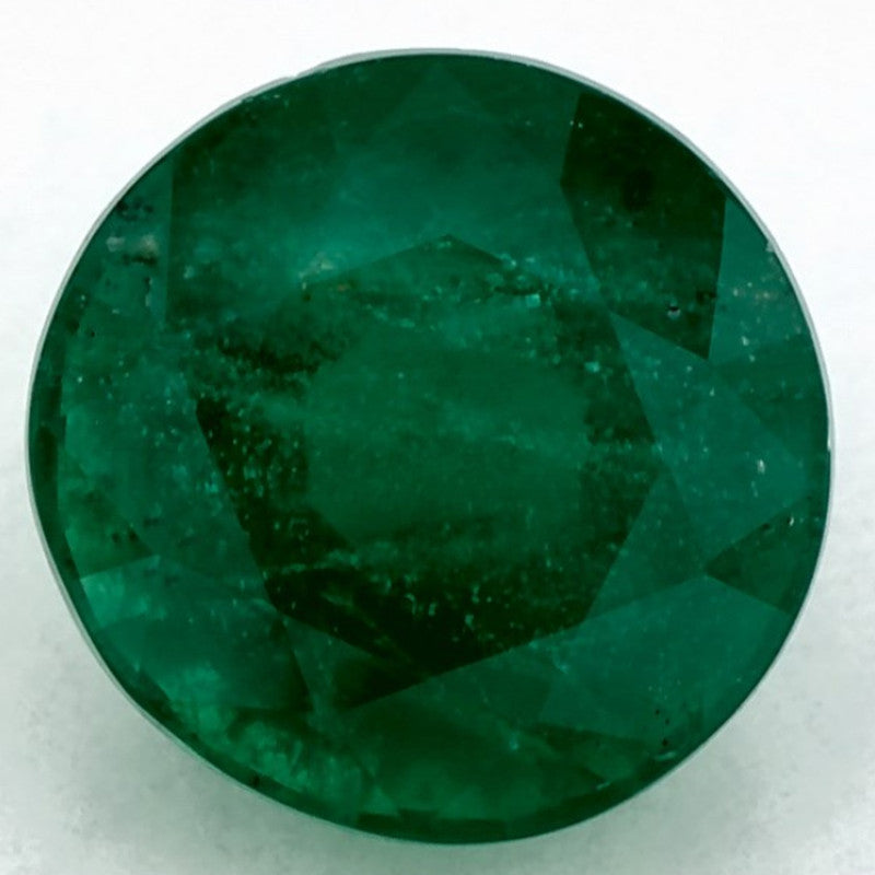 2.10 Carat Round Natural Green Emerald
