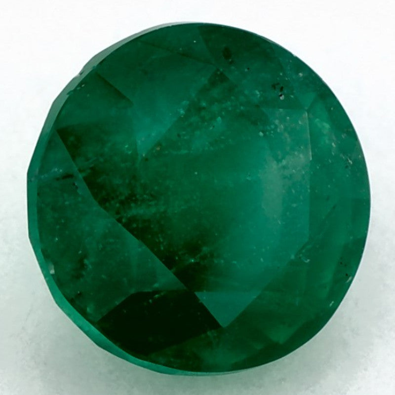 2.10 Carat Round Natural Green Emerald