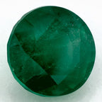 2.10 Carat Round Natural Green Emerald