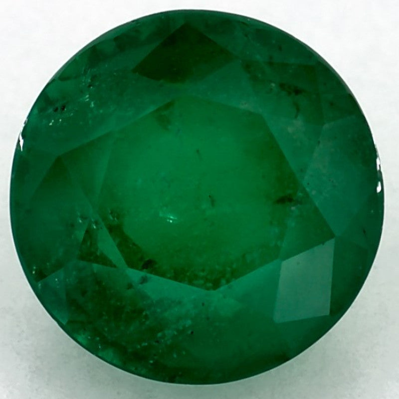 2.57 Carat Round Natural Green Emerald