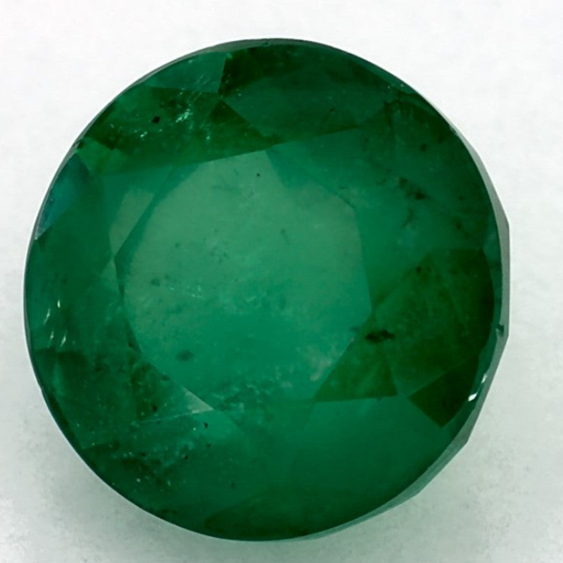 2.57 Carat Round Natural Green Emerald