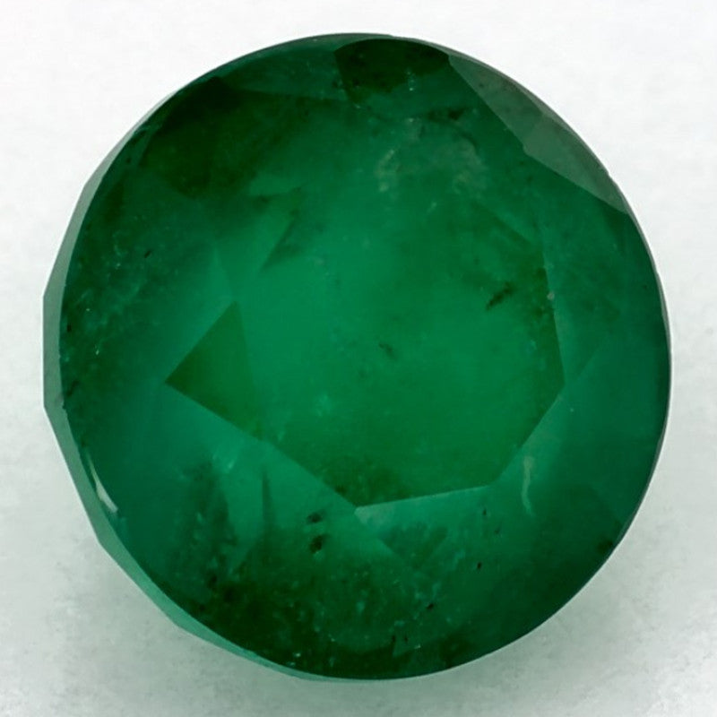 2.57 Carat Round Natural Green Emerald