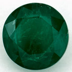 2.79 Carat Round Natural Green Emerald