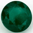 2.79 Carat Round Natural Green Emerald