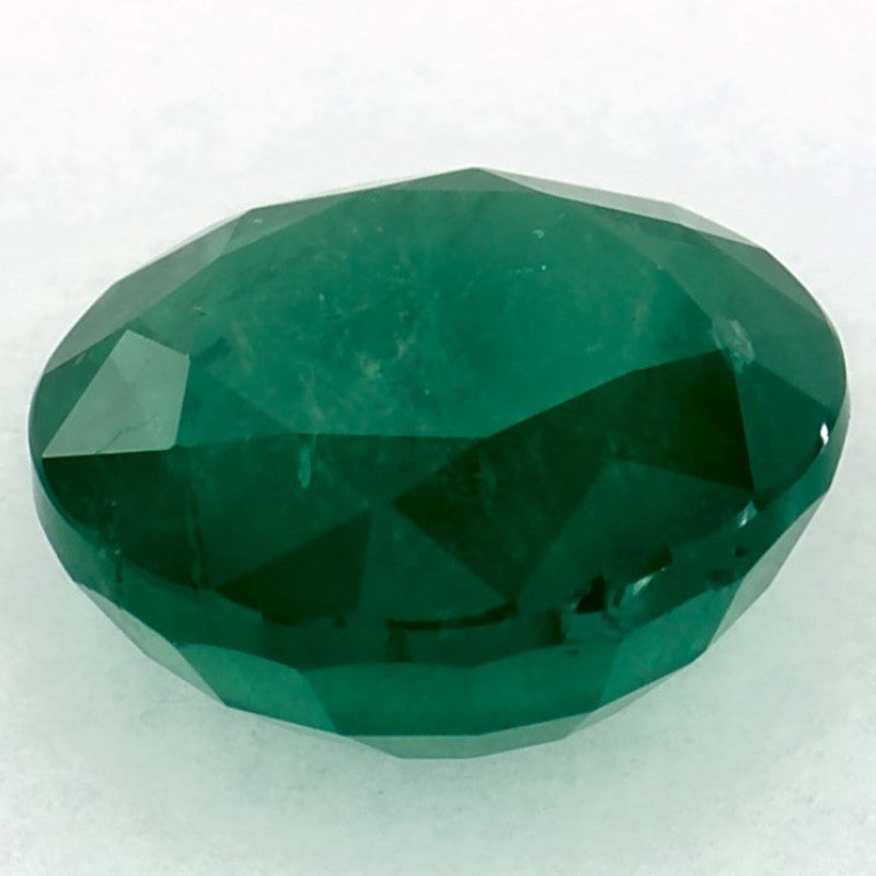 2.79 Carat Round Natural Green Emerald