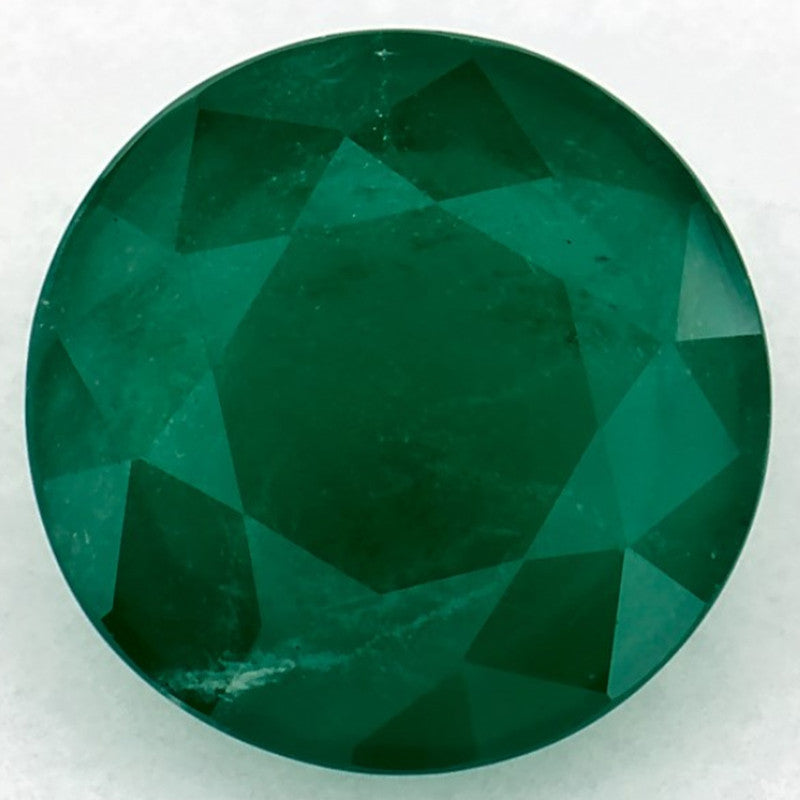 2.11 Carat Round Natural Green Emerald