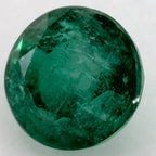 8.18 Carat Round Natural Green Emerald
