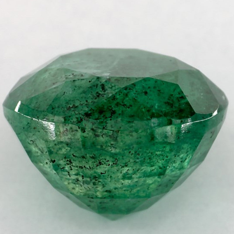 8.18 Carat Round Natural Green Emerald