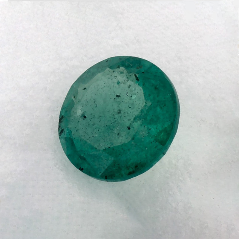 0.85 Carat Round Natural Green Emerald