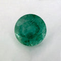 0.86 Carat Round Natural Green Emerald