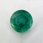0.86 Carat Round Natural Green Emerald