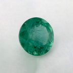 0.86 Carat Round Natural Green Emerald