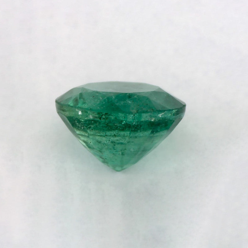0.86 Carat Round Natural Green Emerald