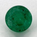 0.84 Carat Round Natural Green Emerald