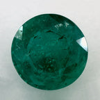 1.68 Carat Round Natural Green Emerald