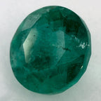1.68 Carat Round Natural Green Emerald