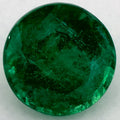 1.68 Carat Round Natural Green Emerald