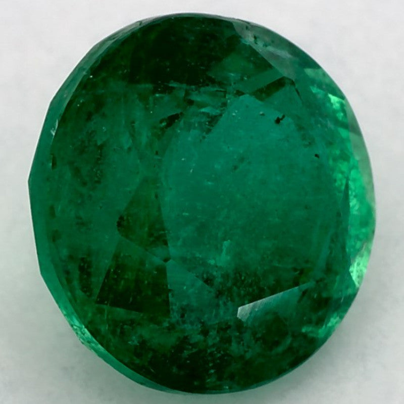 1.68 Carat Round Natural Green Emerald