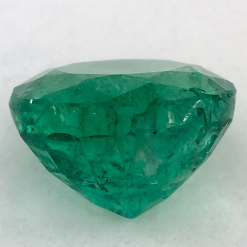 1.53 Carat Round Natural Green Emerald