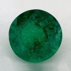 1.80 Carat Round Natural Green Emerald