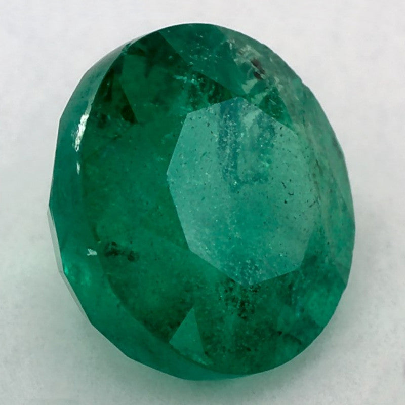 1.80 Carat Round Natural Green Emerald