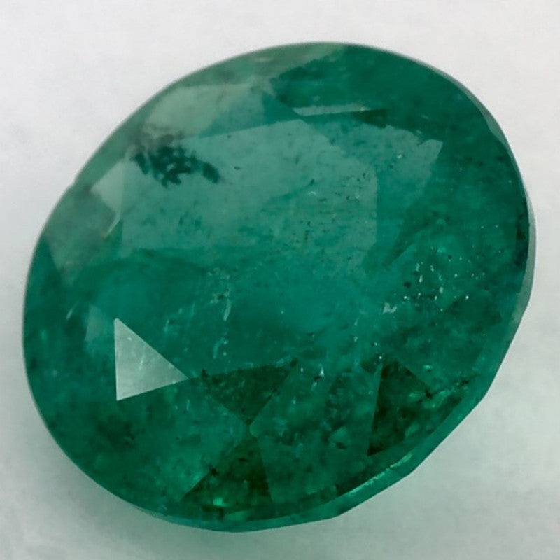 1.23 Carat Round Natural Green Emerald