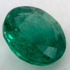 1.23 Carat Round Natural Green Emerald