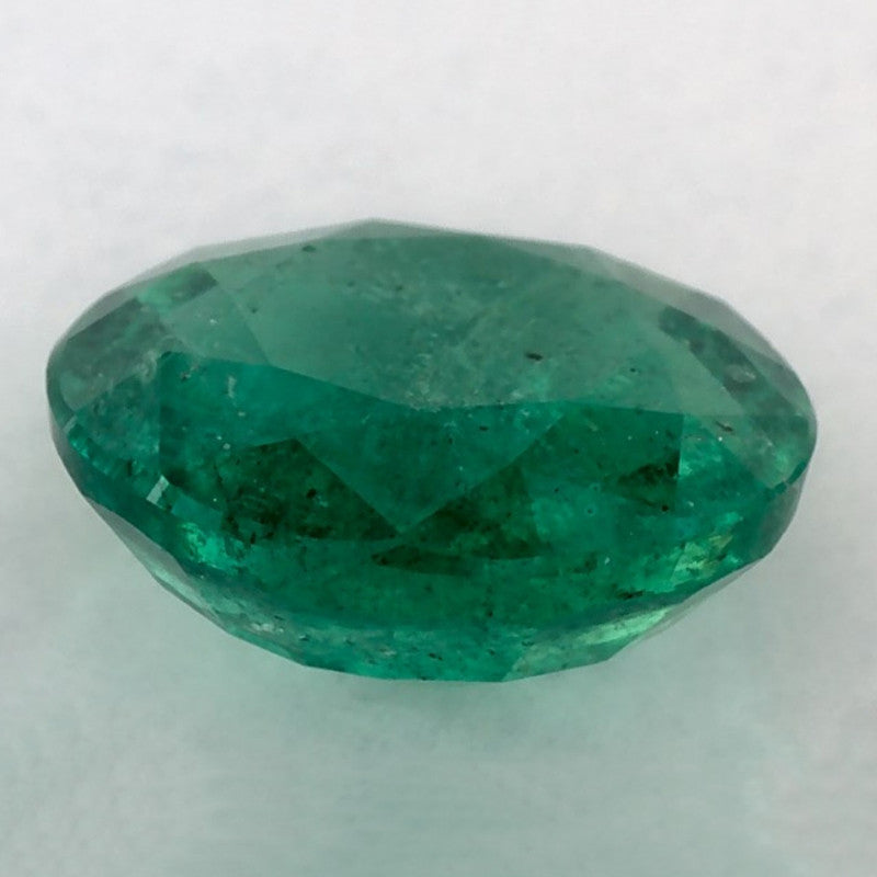 1.23 Carat Round Natural Green Emerald