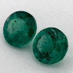 1.69 Carat Round Natural Green Emerald