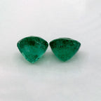 2.24 Total Carat Weight Round Natural Green Emerald