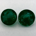 3.06 Carat Round Natural Green Emerald