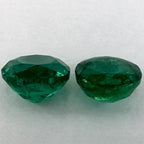 3.06 Carat Round Natural Green Emerald