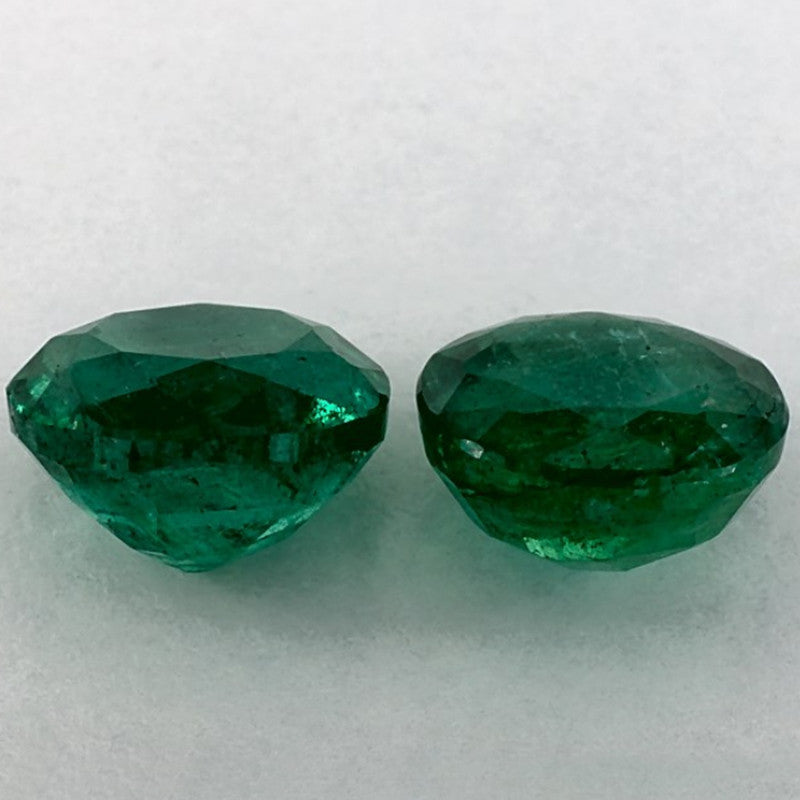 3.06 Carat Round Natural Green Emerald