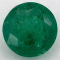 2.20 Carat Round Natural Green Emerald
