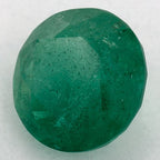 2.20 Carat Round Natural Green Emerald