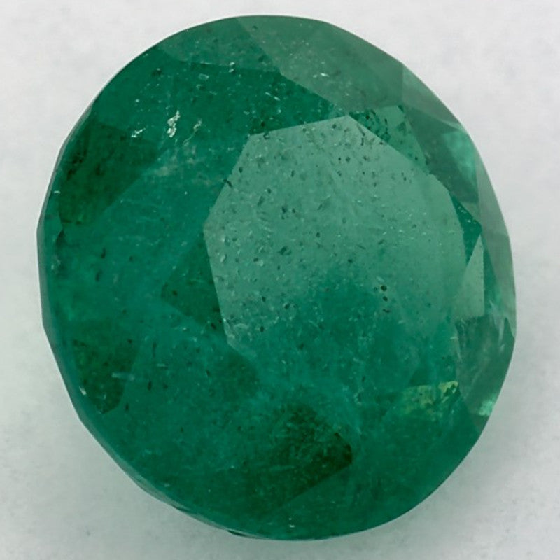 2.20 Carat Round Natural Green Emerald