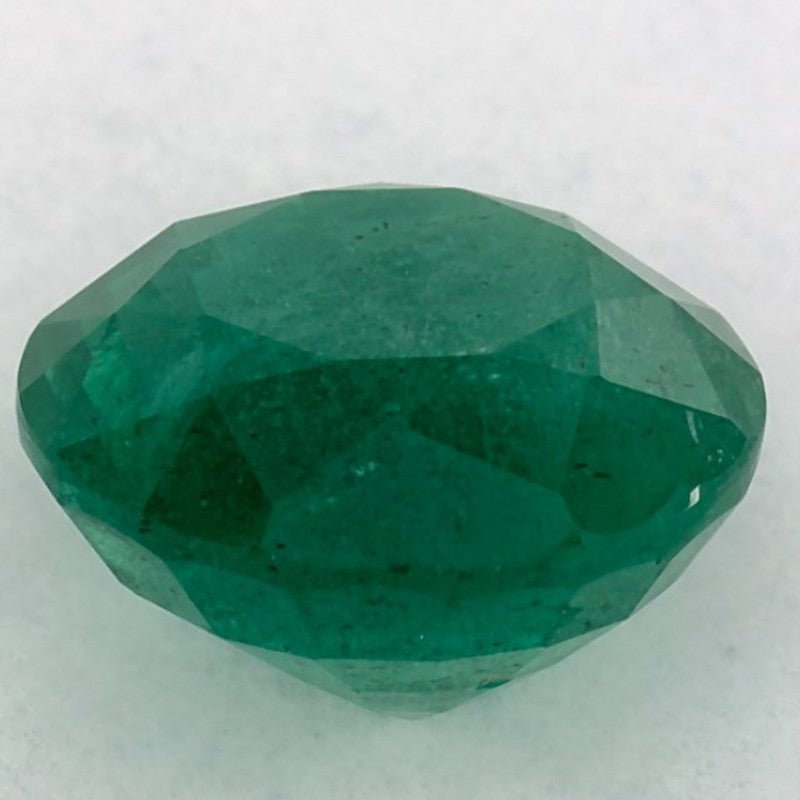 2.20 Carat Round Natural Green Emerald