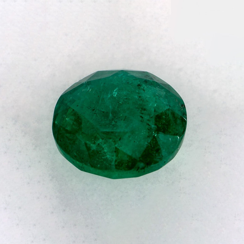 2.01 Carat Round Natural Green Emerald