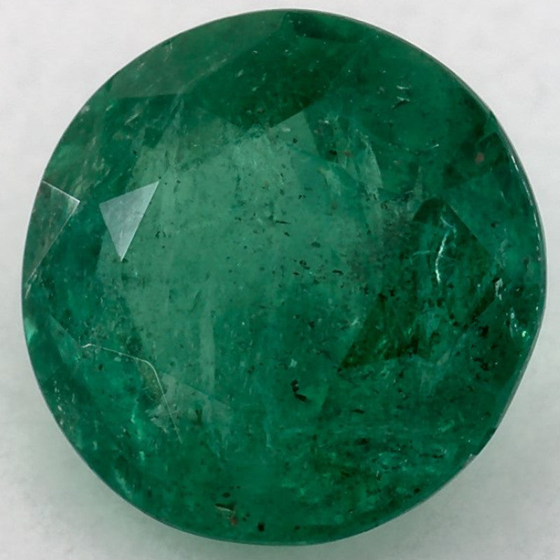 2.13 Carat Round Natural Green Emerald