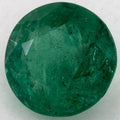 2.13 Carat Round Natural Green Emerald