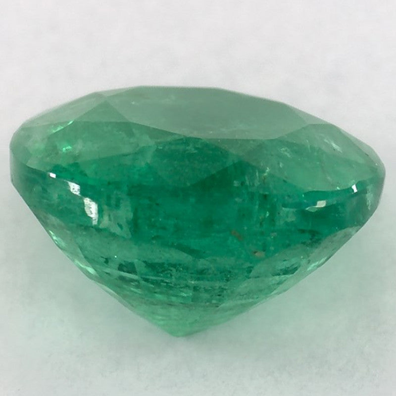 1.52 Carat Round Natural Green Emerald
