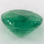 1.52 Carat Round Natural Green Emerald