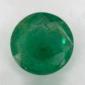 1.58 Carat Round Natural Green Emerald