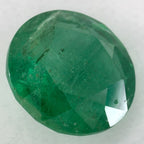 1.58 Carat Round Natural Green Emerald