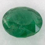 1.58 Carat Round Natural Green Emerald